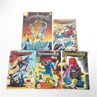 DC Swordquest and Marvel Starriours Comic Books