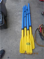 Set of 4 paddles