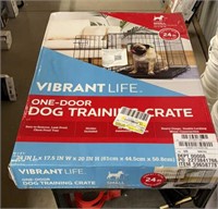 Vibrant slide One Door Dog Training Crate RETURN