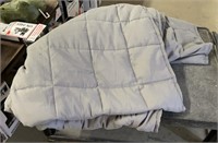 Tranquility Gray Weighted Blanket 48 in by 72 in