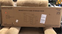 6-Cube Storage Desk Mainstays Brand