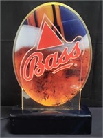 Bass lighted beer advertising sign