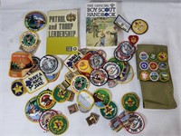 Group of Boy Scouts misc. - merit badge sash,