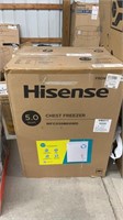 Hisense 5.0 CU FT Chest Freezer SMALL DENT IN LID