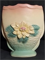Hull Art U.S.A. pottery vase. 5.5"W x 3.5"D x