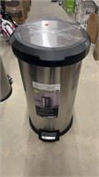 Mainstays 10.5 Gallon Stainless Steel Step Trash