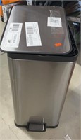 Stainless Steel Trash Can Bent