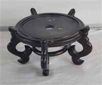 Chinese wood fishbowl/planter stand