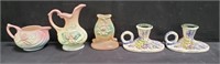Group of Hull U.S.A pottery pcs. Box lot