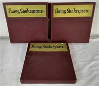 Collection of vintage "Living Shakespeare"