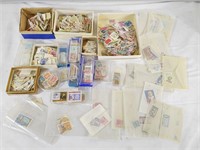 Collection of thousands of stamps