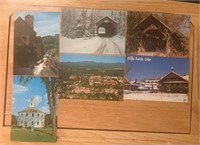Six VTG Vermont Post Cards Unused