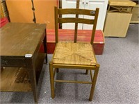 Small Wood & Wicket Chair