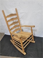Full Size Front porch wood rocking chair