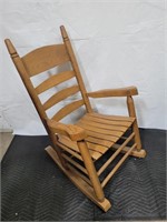 Full Size Oak Rocking Chair