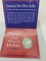 America's 1st silver dollar 1793