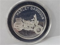 One oz silver Harley Davidson