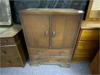Antique Chest Cabinet Wooden