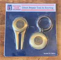 Partners Club Divot Repair Tool & Keyring