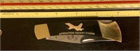 Operation Desert Storm pocket knife