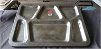 5 Metal Military Mess/Food Trays