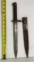WWII M38 Mauser Bayonet with Scabbard.