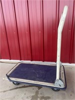 Rolling cart with handle