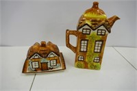 Cottage Ware Teapot & Butter Dish