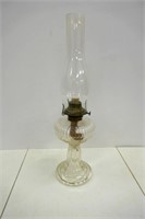 Antique Oil Lamp 19"T