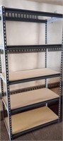 Metal Shelving Unit With 4 Particle Board