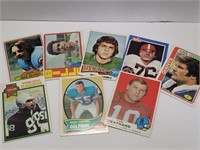 8 Vintage Football Cards