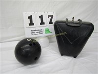 Brunswick Bowling Balls, (1) In Case w/Bowling