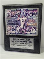 Super Bowl 30 Dallas Cowboys Plaque