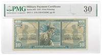 Gem $10 Military Payment Certificate