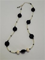 Fancy Carved Beaded Necklace