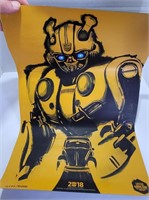 2018 ComicCon Bumble Bee Transformers Print
