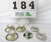 (6) Teacups & Saucers, Nippon, Occupied Japan, TMJ