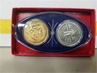 2 Coin Set Ontario Confederation Conatins