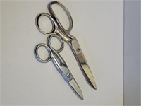 Pair of Vintage Chrome Scissors