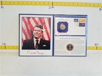 Ronald Reagan 24kt Gold Plated June 11, 2004 Coin