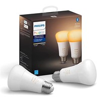 Philips Hue WhiteAmbiance 2Pack A19 LED Smart Bulb