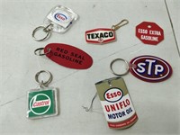 Lot of Gas Key Chains