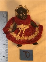 Vintage Black Americana Bisque Baby Doll