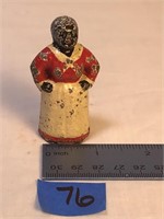 Vintage Black Americana Cast Iron Figure