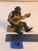 Vintage Black Americana Cast Iron Figure