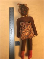 Vintage Black Americana Stuffed Doll