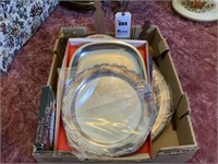 Assorted Trays,  Silver Platters