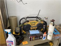 Shelf Contents - Dewalt Charger & Radio