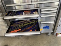 Lower Tool Box Contents - Grinders, Air Chisels,
