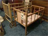 2 Doll Beds, 1 with Wheels